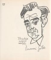 Rózsahegyi György: 
Új magyar Parnasszus. Rózsahegyi György írókarikatúrái. (Dedikált.)
[Budapest]...