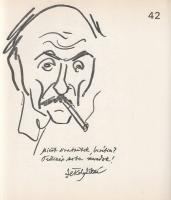 Rózsahegyi György: 
Új magyar Parnasszus. Rózsahegyi György írókarikatúrái. (Dedikált.)
[Budapest]...