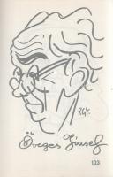 Rózsahegyi György: 
Skalpok és trófeák. Rózsahegyi György 150 kortárs karikatúrája. (Dedikált.)
[B...