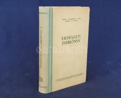 Kádár Zsombor - Jaszenovics László - Nagy György - Békési Elek - László Gábor:  Erdészeti zsebkönyv. I. kötet. Bukarest, 1958. Mezőgazdasági és Erdészeti Állami Könyvkiadó (Intreprinderea Poligrafica Cluj). 578 + [2] p. + hibajegyzék + 1 t. (kihajtható táblázat). A csíkszeredai Erdészeti Iskolaközpont és a marosvásárhelyi Erdőigazgatóság munkatársaiból alakult szerzőgárda munkája az erdészet valamennyi ágazatának általános ismereteit nyújtja. A szövegközti ábrákkal gazdagon illusztrált munka az éghajlattani és talajtani, növényrendszertani részletek után az erdőművelés, az erdővédelem, a vad- és halgazdaság, az erdészeti földmérés és az erdőgazdasági üzemtan részleteibe is bevezet. Az önmagában is teljes kötet második része egy évvel később jelent meg. Tordai 0. Feliratozott kiadói félvászon kötésben. Jó példány.