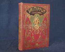 Barátosi Balogh Benedek:  Dai Nippon. Kelet csodái. 103 képpel. Budapest, (1906). Magyar Kereskedelmi Közlöny Újság-, Hírlap- és Könyvkiadóvállalat (Korvin Testvérek ny.) 472 + [8] p. Baráthosi-Balogh Benedek (1870-1945) néprajzkutató, Ázsia-utazó, őstörténeti író. Az előszó szerint a szerző útja elsősorban a magyarság keleten maradt testvérnépeit kívánta volna felkutatására irányult, ám 1903-1904-ben lezajlott kelet-ázsiai útja éppen abban a tudatában erősítette meg, hogy a magyarságnak nem létezik keleti maradványa. Ám cserébe a szerzőnek sikerült megismernie egy nagy múltú és nagyra hivatott népet a japánságban, amely a magyar politikai szorongások állandó tényezőjét, Oroszországot is képes volt megregulázni túlterjeszkedésében. Az útleírás oroszországi és szibériai részében a szerző elidőz az orosz belviszonyok rettenetességén, majd ezt szembe állítja a japán mindennapok világával, amely még furcsaságaiban is magas kultúráról árulkodik. A szerző néprajzi megfigyelésekben és politikai kommentárokban gazdag útleírásának hirtelen véget vet az 1904-1905-ben lezajlott orosz-japán háború - a szerző tengeri úton, Ázsia megkerülésével tért haza Európába, ám nem titkolta örömét az időközben befejeződött háború végkimenetelén (a háború japán győzelemmel zárult). A munka első három kiadása 1906-ban jelent meg, példányunk a harmadik kiadásából való. Az oldalszámozáson belül számos egész oldalas és szövegközti felvétellel, rajzzal illusztrált kötet grafikáit a szerző felesége készítette. Keretdíszes szövegoldalakkal, néhány oldalon enyhe foxing. A színes előzékeken japán népi jelenet. Aranyozott, festett, dombornyomásos, vaknyomásos, sérült gerincű kiadói egészvászon kötésben. Jó példány.