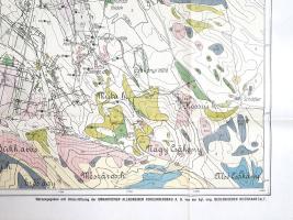 A tatabányai szénmedence bányaföldtani térképe. Összeállította és földtanilag felvette Rozlozsnik Pá...