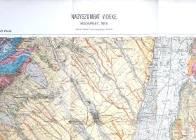 Nagyszombat vidéke a Vág-völgy geológiai szelvényeivel. Agrogeologiailag felvette Horusitzky Henrik ...