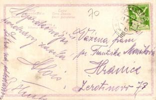 1924 Tátralomnic, Tatranská Lomnica (Magas-Tátra, Vysoké Tatry); Stanica elektr. dráhy / Elektr. Bah...