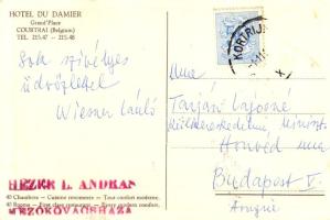 Kortrijk, Courtrai; Hotel du Damier, Restaurant, Grand Place (fa)