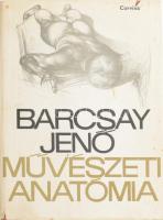 Barcsay Jenő: Művészeti anatómia. Bp., 1985, Corvina. Kiadói egészvászon kötésben, foltos, sérült kiadói papír védőborítóval.