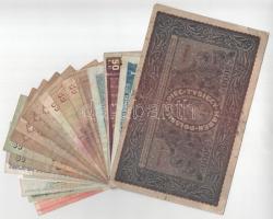 22db-os vegyes bankjegy tétel, közte Lengyelország, Oroszország, Egyiptom stb. T:F-G
22pcs of mixed...