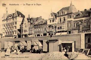 Middelkerke (Oostende, Ostend), La Plage et la Digue / beach