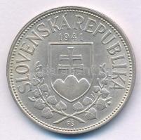 Szlovákia 1941. 20K Ag "Cirill és Metód" T:AU,XF 
Slovakia 1941. 20 Korun Ag "St. Ky...