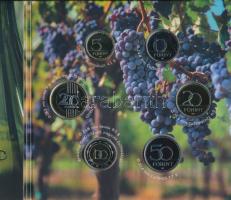 2023. 5Ft-200Ft (6xklf) forgalmi sor szettben + "Szekszárdi borvidék" Cu-Ni-Zn proof emlék...