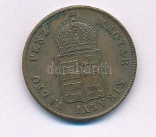 1848. 1kr Cu T:XF patina 
Adamo B1