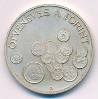 1996. 2000Ft Ag "Ötvenéves a Forint" T:BU patina Adamo EM144