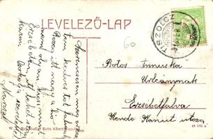 1910 Tiszolc, Tisovec; Tiszolc-völgyi fogaskerekű vasút Breznóbánya és Tiszolc között, iparvasút, gő...