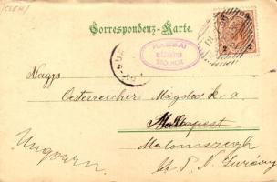 1899 (Vorläufer) Mariánské Lázne, Marienbad; Thalsperre / Vodní nádrz, hunter (EK)