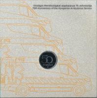 2023. 5Ft-200Ft (6xklf) + 50Ft Cu-Ni "75 éves az Országos Mentőszolgálat" + 100Ft bicolor ...