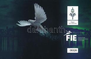 2019. 50Ft Cu-Ni "Vívó-Világbajnokság" első napi veret sorszámozott emléklapon "06326...