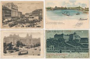 BUDAPEST - 56 db főleg régi képeslap vegyes minőségben