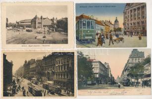 BUDAPEST - 56 db régi képeslap vegyes minőségben