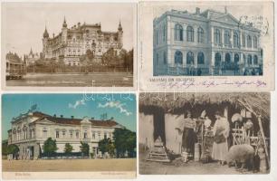 25 db RÉGI román város képeslap vegyes minőségben, kevés Erdély / 25 pre-1945 Romanian town-view postcards in mixed quality, few Transylvania