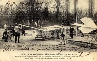 1909 Vue arriére de l'Aéroplane Santos-Dumont no 19 / Santos-Dumont No. 19 aircraft (EK)