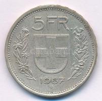 Svájc 1967B 5Fr Ag T:XF 
Switzerland 1967. 5 Francs Ag C:XF 
Krause KM#40