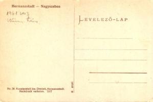 Nagyszeben, Hermannstadt, Sibiu; Befestigungstürme, Harteneckgasse / Erődítési tornyok, Harteneck ut...