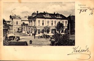 1906 Munkács, Mukacheve, Mukacevo; Városi színház. Grünstein Mór kiadása / theatre (fa)