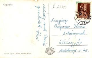 Kárpátalja, Transcarpathia; Bozsuk Gyula kiadása (fl)