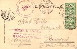 1906 Partie de Luges / Téli sport, szánkózás / Winter sport, sledding (EK)