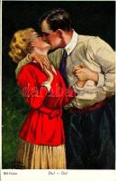 Du! - Du! / Couple in love kissing. I.K.N. M.K. 962. s: Bill Fisher