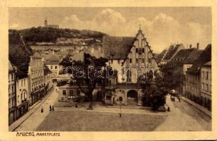 1932 Amberg, Marktplatz / square (EK)