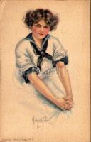 1911 American Girl No. 15. Edward Gross Co. s: Alice Luella Fidler (fa)