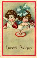 Buona Pasqua / Olasz húsvéti üdvözlet / Italian Easter greeting. C.C.M. 2435. (Rb)