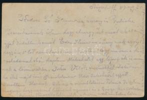 1917 Feldpostkarte Losoncra "PETTAU" cenzúrával