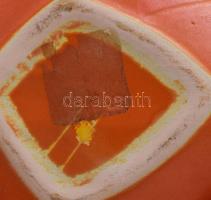 Tófej kerámia kávés készlet, 5 csésze, 6 aljjal