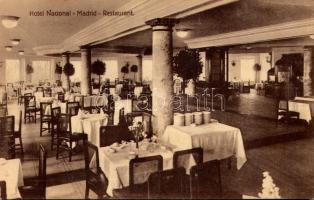 Madrid, Hotel Nacional, restaurant, interior