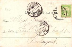 1901 Kőszeg, Római katolikus templom, Vízgyógyintézet, Laktanya, Katonai alreáliskola. Róth Jenő kia...