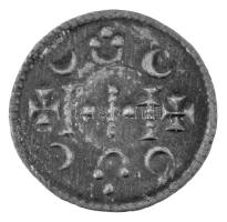 1162-1172. Denár Ag III. István (0,20g) T:XF  Hungary 1162-1172. Denar Ag Stephen III (0,20g) C:XF  Huszár: 171., Unger I.: 85.