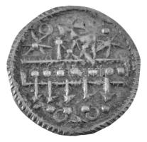 1172-1196. Denár Ag III. Béla (0,26g) T:AU,XF  Hungary 1172-1196. Denar Ag Bela III (0,26g) C:AU,XF Huszár: 69., Unger I.: 101.