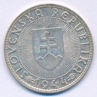 Szlovákia 1944. 10K Ag "Templom kereszttel - Pribina gróf" T:AU,XF kis patina
Slovakia 19...