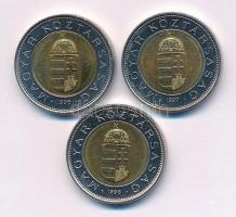 1996-1998. 100Ft (3xklf) T:AU,XF