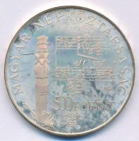 1981. 500Ft Ag "Bartók Béla" T:UNC (eredetileg PP) Adamo EM62
