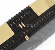 Alpina mechanikus kalkulátor, jó állapotban, dobozában, 8x17 cm. Ritka!