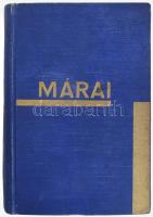 Márai Sándor: Idegen emberek. Az új magyar regény. I-II. köt. [Egy kötetben]. Bp., 1930, Pantheon, 199+(1) p.; 242+(6) p. Első kiadás. Aranyozott egészvászon-kötésben, kissé kopott borítóval, helyenként kissé foltos lapokkal.