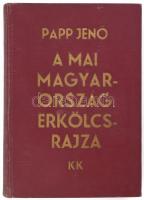 Papp Jenő: A mai Magyarország erkölcsrajza. Korunk kritikája 1918-1933. Bp., 1934, Káldor (Világosság-ny.), 276 p. Kiadói aranyozott egészvászon-kötés, kissé kopottas borítóval, az elülső szennylap és a címlap kissé szakadt.