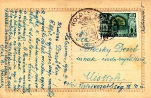 1940 Kolozsvár, Cluj; pályaudvar, vasútállomás / Gara / Bahnhof / railway station + "1940 Koloz...