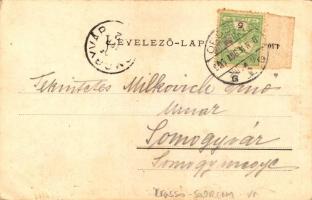 1906 Orsova, Kazan-Partie / Cazane / Kazán-szoros. Müller Testvérek kiadása / gorge (fl)