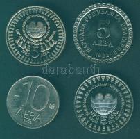 Bulgária 1982-85. 5L (3x) klg motívumokkal T:PP + 1992. 10L T:2