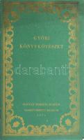 Győri könyvkötészet. A Magyar Magyar Nemzeti Múzeum Iparművészeti Múzeum rendezésében. Kiállítás a Győri Xantus János Múzeumban. Bp., 1954, Egyetemi Nyomda, 8 p. Kiadói papírkötés, foltos borítóval.