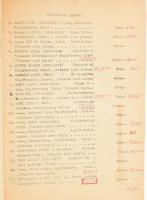 Bizományi Áruház Vállalat (BÁV) 1. sz. Művészeti képaukciója. Bp., 1960, BÁV, 4 sztl. lev. Benne Bar...
